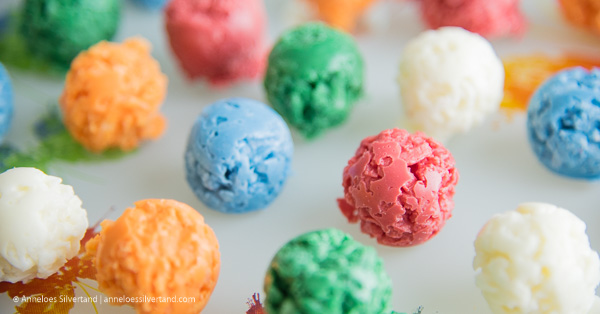 Coloured Choco-Coco Balls