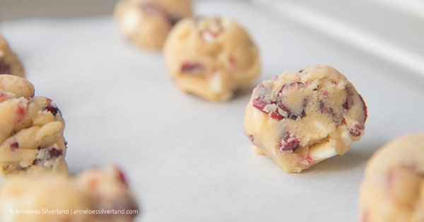 White Chocolate Cranberry Cookie Dough
