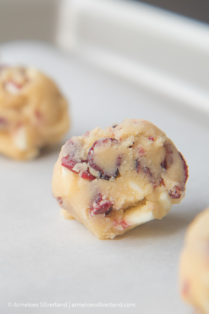 White Chocolate Cranberry Cookie Dough