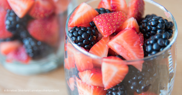 Black and Strawberry Salad