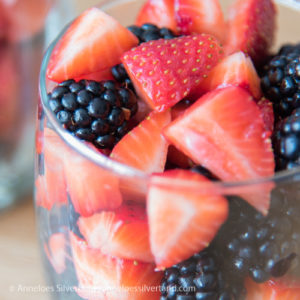 Black and Strawberry Salad