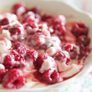 Raspberry Vanilla Yoghurt