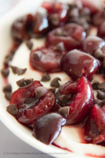 Cherry Chocolate Vanilla Yoghurt Bowl