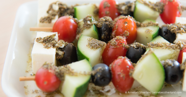 Greek Salad Skewers