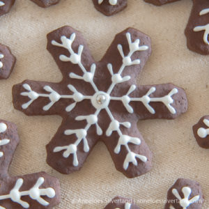 Chocolate Snowflake Cookies