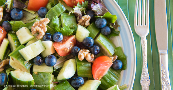 Mum's Blueberry and Walnut Salad