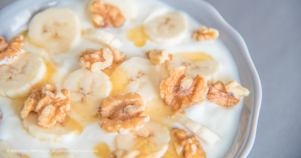 Banana Walnut and Honey Yoghurt Bowl