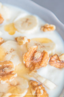 Banana Walnut and Honey Yoghurt Bowl