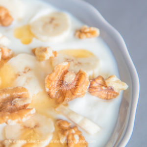 Banana Walnut and Honey Yoghurt Bowl