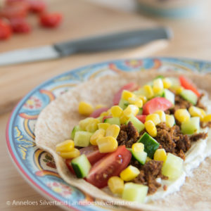 Easy Meatless Dinner Wraps